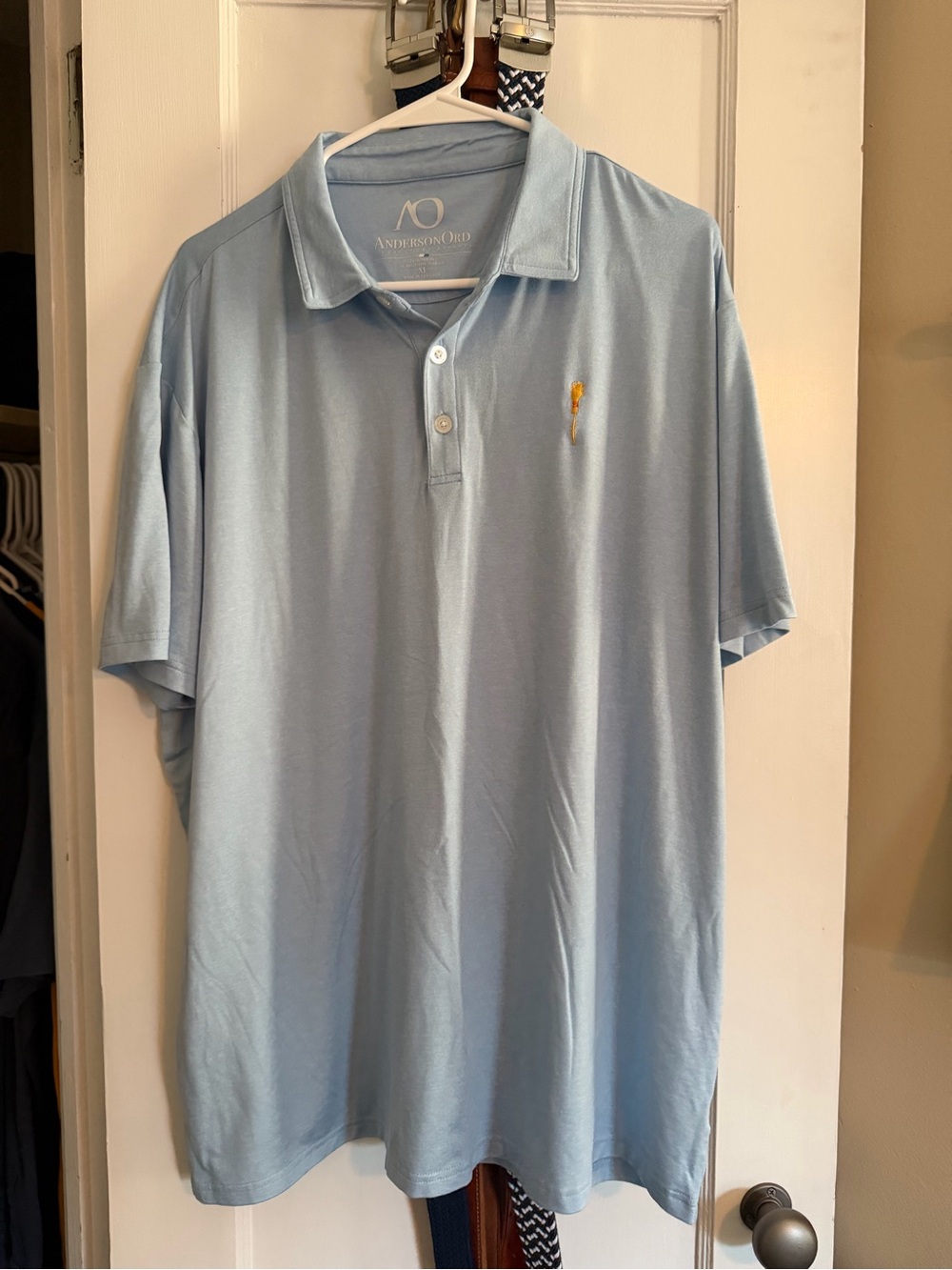 AndersonOrd Broomsedge Light Blue Polo Shirt